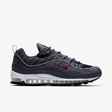 Nike Air Max 98 Qs Thunder Blue Grailify Sneaker Releases Nike Air Max Nike Air Sneakers