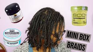For one, big box braids are one of the safest protective hairstyles available. How To Mini Box Braids On Short Natural Hair No Extensions Protective Style Youtube