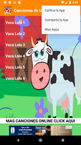 Si desean ser notificados de nuestras últimas novedades, hagan click en suscri. Canciones De La Vaca Lola Pour Android Telechargez L Apk