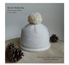 Pdf Knitting Pattern Boreal Baby Hat Knitting Pattern 0 12 Etsy Baby Hat Knitting Pattern Hat Knitting Patterns Knitting Patterns