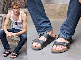 Find great deals on ebay for birkenstocks for men. 10 Male Models On The Shoes They Wear Off The Runway Birkenstock Men Men S Feet Bare Men