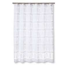 Burnout Shower Curtain Nate Berkus Shower Curtain Curtains White Shower Curtain