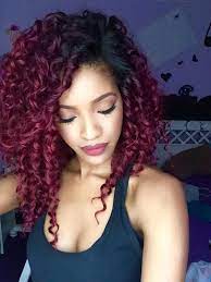 Fashionistaswonderland Wine Hair Burgundy Hair Colored Curly Hair