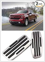 Check spelling or type a new query. Amazon Com For Chevrolet Chevy Silverado Accessories 2019 2020 2021 Automatic Transmission Non Slip Metal Rubber Brake Foot Car Gas Pedal Cover Trim 2pcs Pedal Automotive
