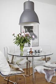 Check Out This Clear And Chic Dining Room Space Bloglovin Featuring The Transparent Tobias Chic Dining Room Glass Round Dining Table Modern Glass Dining Table