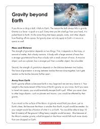 This Short Informational Text And Fill In Fact Finder Graphic Organizer Teach Kids All About The Earth S Graphic Organizers Informational Text Earth Gravity