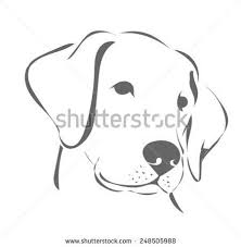 Image Result For Labrador Pictogram Dog Art Line Drawing Animal Drawings