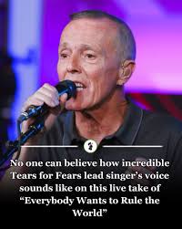 Despite being in his 60s, his voice is still absolutely incredible.