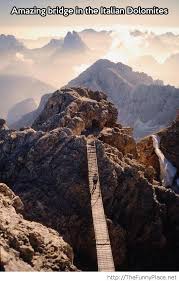 Maybe you would like to learn more about one of these? Amazing Mountain Bridge Funny Pictures Awesome Pictures Funny Images And Pics Image 1114517 On Favim Com
