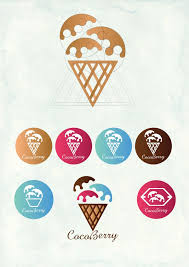 Ice Cream Brand On Behance Ice Cream Brands Ice Cream Logo Ice Cream Cups Design