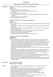 Accounting Reporting Resume Samples Velvet Jobs