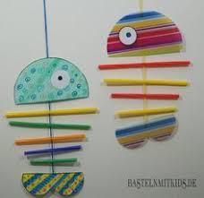 Strohhalmen Basteln Kindern Mobile Fische Fisch Ein Mit Frfisch Basteln Fur Ein Mobile Basteln Mit Kindern F Fish Crafts Mobile Craft Fun Diy Crafts