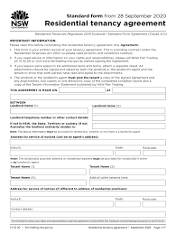 2020 2022 form au nsw residential tenancy agreement fill online printable fillable blank pdffiller