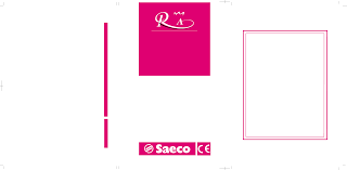 4 out of i bought the saeco royal professional, about 9 years ago, i've had to replace internal componets 3 times the best way to look into alternative solutions would be by contacting our customer service team through the. Manual Saeco Royal Professional Page 1 Of 15 English
