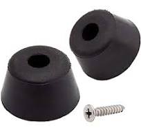 2-Pack Fitness Equipment Foot Pads - Thickened Rubber Leg Protectors For  Floor Protection
