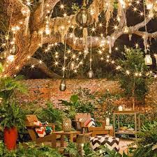 Who Says Exterior Lights Are Only For Christmas Light Up Your Evenings Outdoors And Enjoy Those Warm Summer Night Dream Backyard Backyard Outdoor Patio Lights