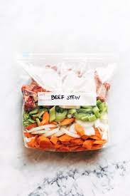 Freezer Meal Beef Stew Pinch Of Yum Recipe Beef Freezer Meals Easy Freezer Meals Healthy Freezer Meals