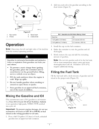 Operation Mixing The Gasoline And Oil Filling The Fuel