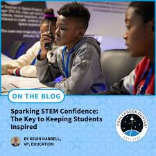 Kevin Harrell, Challenger Center's VP of Education, discusses strategies to  build student confidence in their ability to "do STEM," especially in  underrepresented communities. Students need diverse role models, immersive  experiences, empowered educators,