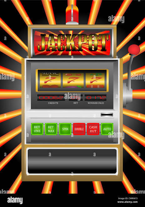 casino jack pot slot machine Stock Photo - Alamy