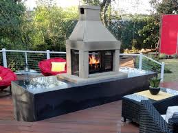 If you like the sight of red hot coals and the mult. Propane Vs Natural Gas For An Outdoor Fireplace Hgtv