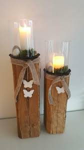 Lantern Wood Lantern Candle Wooden Beams Glass Natural Wood Design In Bavaria Waldk Wind Light Wood Lan In 2020 Candle Lanterns Bottles Decoration Wood Lantern