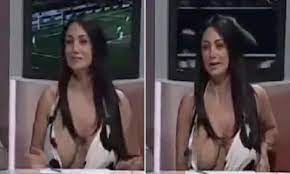 Channel 7 Gold presenter Marika Fruscio's boobs pop out of her dress during  live TV segment | Daily Mail Online