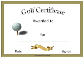 Golf lessons provided by certified golf professionals. 11 Golf Certificate Templates For Word In 2021 Gift Certificate Template Funny Certificates Certificate Templates
