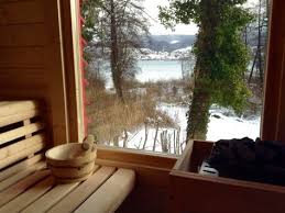 Blick Aus Der Sauna Ferienhaus Ferien Traum Ferienwohnung