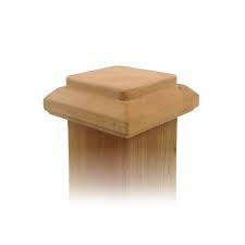 Read on to discover the difference between treated wood and. 4x4 Traditional Wood Post Cap Fence And Deck Caps Copper Tops Usa