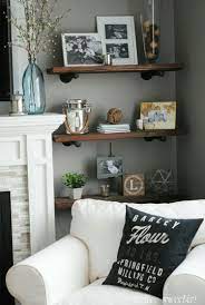 It has two galvanized flower buckets on either side. 26 Best Farmhouse Shelf Decor Ideas And Designs For 2021