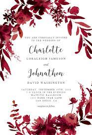 Indigo Flowers Wedding Invitation Template Greetings Island Flower Wedding Invitation Christmas Invitations Template Free Wedding Invitation Templates