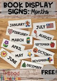 Book Display Signs Months Free Book Display Library Book Displays Classroom Library Organization