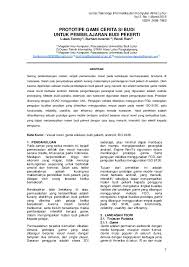 Pos tentang contoh abstrak yang ditulis oleh hildatrisbiyanti. Game Edukasi Research Papers Academia Edu