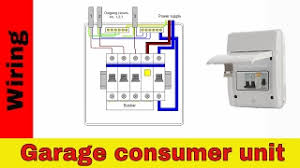 So before installing those extra outlets, read through the details in this story to make sure that you're doing it safely and according to the electrical code. How To Wire Rcd In Garage Shed Consumer Unit Uk Consumer Unit Wiring Diagram Youtube