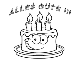 Geburtstag 8 Ausmalbild