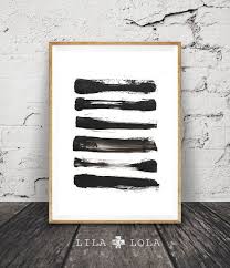 Abstract Black And White Wall Design Brush Stroke Print Black And White Abstract Wall Art Printable Instant Download Modern Minimal Ink Painting Home Decor Simple Design Abstract Wall Art Black And White Abstract Black And White Wall