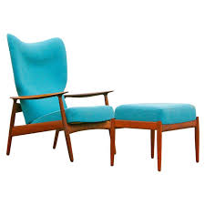 Fabric content 50% cashmere wool, 50% synthetic fiber. Teak Lounge Chair And Ottoman By K Rasmussen Mobelfabrikken Herlev Model No Mid Century Modern Lounge Chairs Mid Century Modern Chair Modern Lounge Chairs