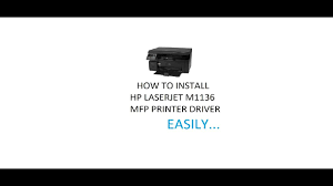 Hp laserjet pro m1136 driver & software download. How To Install Hp Laserjet M1136 Mfp Printer Driver 100 Works Youtube