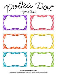 Name Label Clipart In 2020 Tag Template Free Name Tag Templates Printable Name Tags