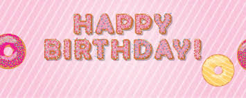 Happy mothers day, cute cupcake with small white heart on purple cream on pink background. Baby Pink Happy Birthday Donuts Design Large Personalised Banner 10ft X 4ft Partyrama