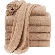 Gallery of cheap bath towel sets. Mainstays Value Terry Cotton Bath Towel Set 10 Piece Set Tan Walmart Com Walmart Com