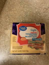 Real american cheese, like kraft deli deluxe slices must be made up of at least 51% actual cheese (hence, cheese will always be the first ingredient on the label). Singles American Cheese Great Value 16 Oz