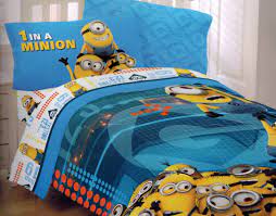Kids Cute Minion Bedroom Decor From Despicable Me Movie Minion Bedroom Decor Kids Twin Bedding Sets Kids Bedding Sets