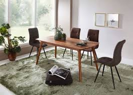 Wohnling Esstisch Holz 120x77x60 Cm Sheesham Massivholz Tisch Designer Kuchentisch Esstisch Holz Kuche Tisch Moderner Tisch