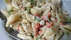 1 lb tricolored pasta 1 cup diced tomatoes 1 cup diced cucumbers 1 cup. Easy Crab Pasta Salad Recipe Dukes And Duchesses