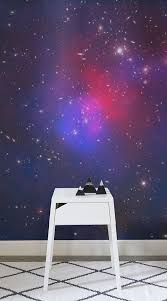 The Image Taken And Studied By Scientists At Nasa Shows That The Galaxies In This Cluster Small Room Design Bedroom Wallpaper Galaxy Bedroom Wallpaper Murals