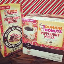 With seasonal flavors such as peppermint mocha and pumpkin spice. Celebrate The Holiddays With Peppermint Mocha Peppermint Mocha Dunkin Donuts Coffee Coffee Flavor