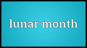 Lunar Month Meaning Youtube