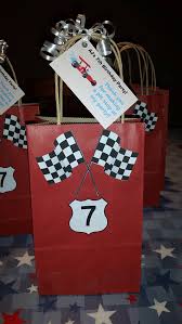 Birthday Party Goodie Bags Custom Race Car Theme Goodie Bags Etsy Race Car Birthday Party Cars Theme Birthday Party Cars Birthday Parties